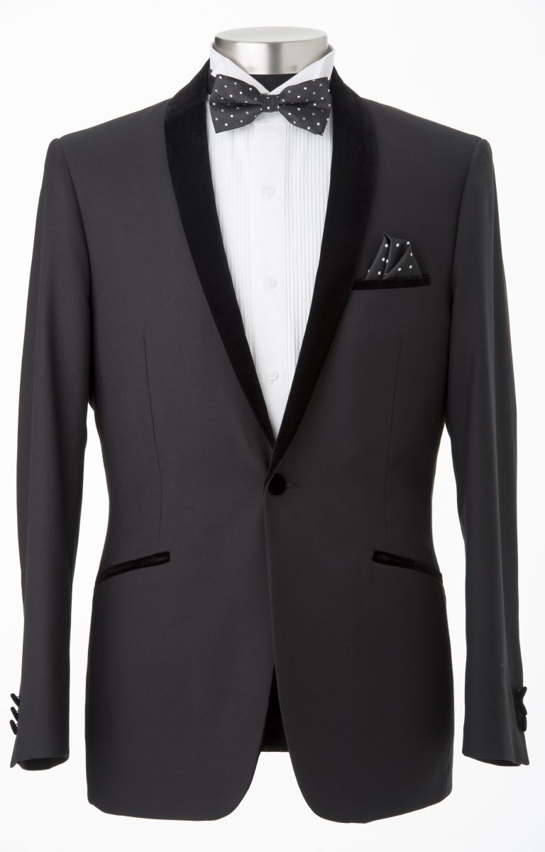 Buy Velvet Shawl Collar Suit | Black Tie Classic