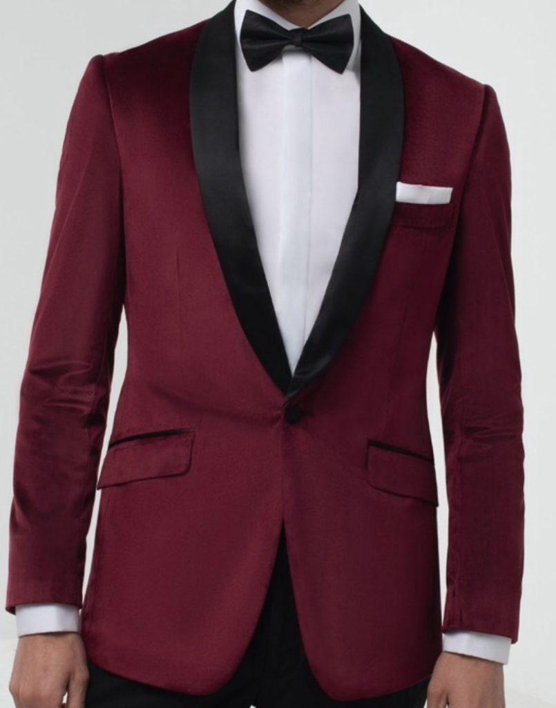 Buy Burgundy Velvet Dinner Jacket Melbourne | Black Tie Classic